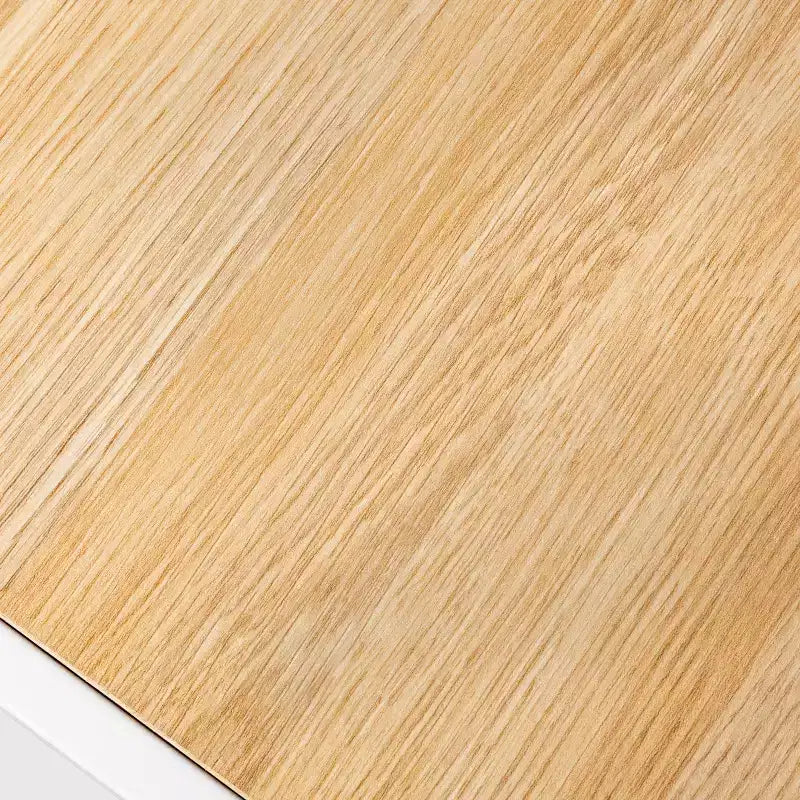 Scarpiera a 4 ripiani in metallo bianco con legno naturale
