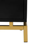 Cassettiera moderna a 4 cassetti - Bianco e oro