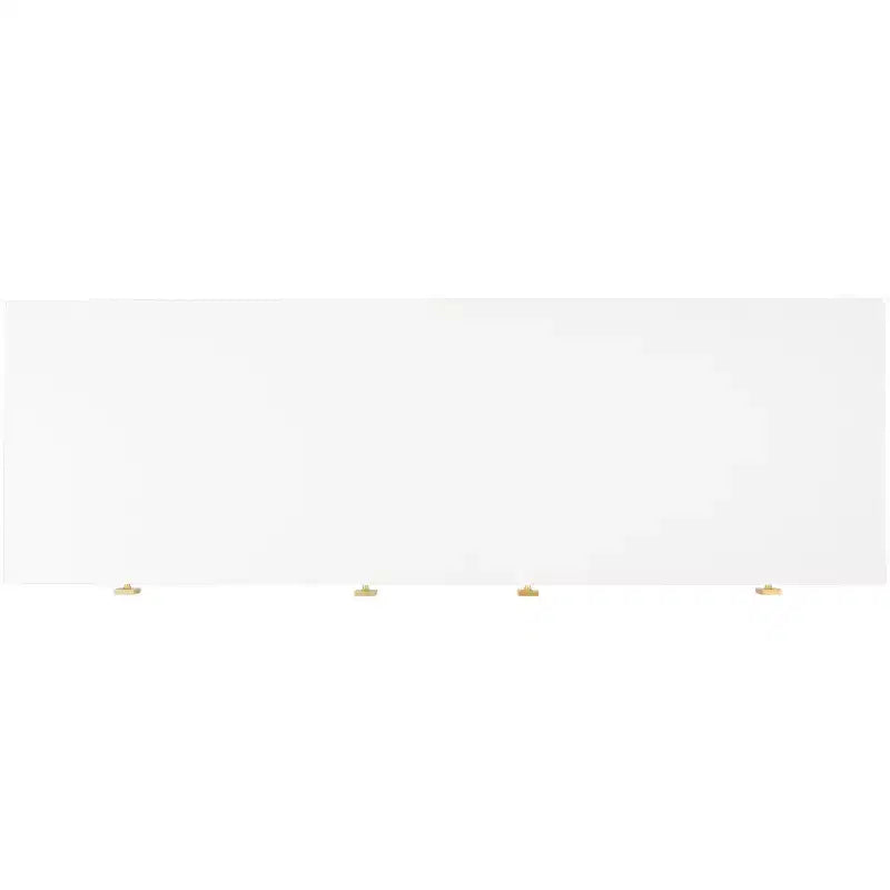 Cassettiera moderna a 4 cassetti - Bianco e oro