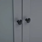 Mobile credenza alto moderno da 181 cm autoportante per sala da pranzo con ante e ripiani interni, 2 ripiani regolabili e 8 mensole sulle ante per cucina e soggiorno