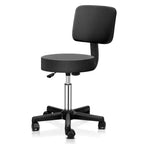 Rolling Bar Stool Adjustable Hydraulic Massage Spa Salon Beauty Chair with Backrest