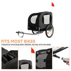Rimorchio per bici per cani, passeggino da jogging - Convertibile per cani di taglia media/grande, capacità 40 kg, impermeabile, attacco universale per bici da 20-29 pollici