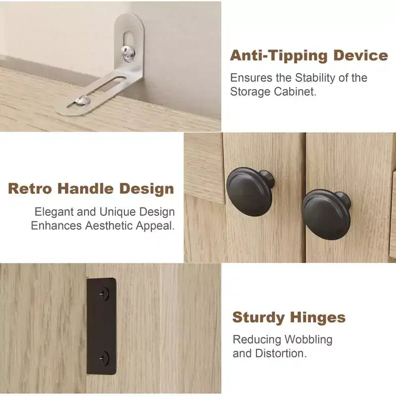 Mobile Contenitore Alto 160 cm con 2 Ante, Dispensa da Cucina, Armadietto da Bagno a 5 Ripiani Regolabili per Cucina, Sala da Pranzo, Bagno