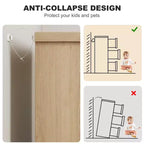 Cassettiera per camera da letto con 7 cassetti, cassettiera in legno per armadio, cassettiera portaoggetti per corridoio, soggiorno e ufficio