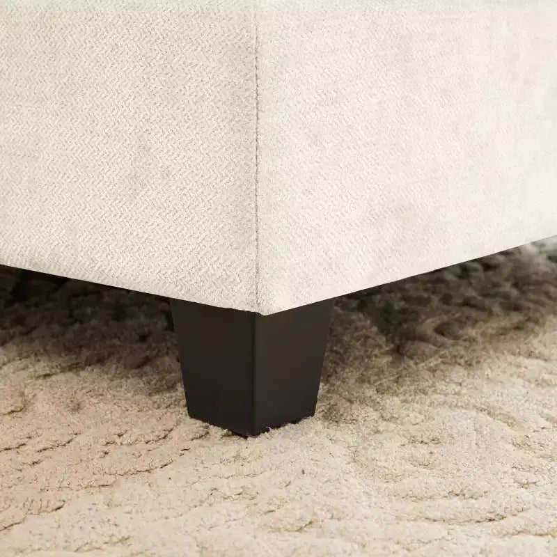 Divanetto a 2 posti in ciniglia Cloud Touch - Schienale trapuntato, Schiuma ergonomica ad alta densità, Base in legno massello, Adatto per appartamenti