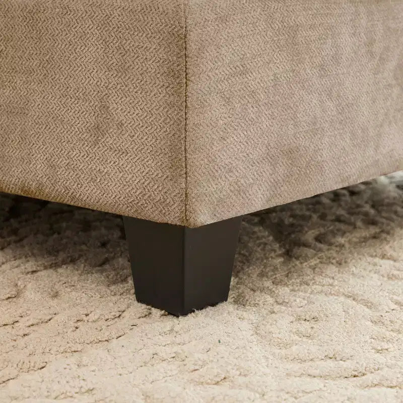 Divanetto a 2 posti in ciniglia Cloud Touch - Schienale trapuntato, Schiuma ergonomica ad alta densità, Base in legno massello, Adatto per appartamenti