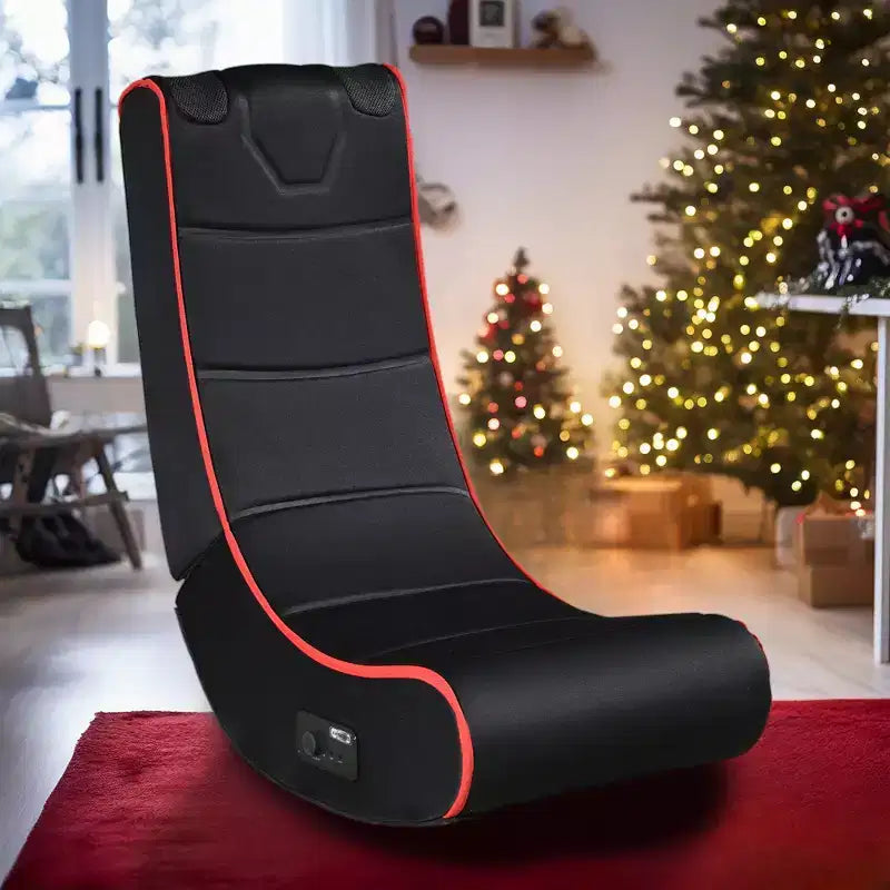 Sedia da gaming pieghevole da pavimento con Bluetooth e altoparlanti integrati