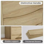 Comò a 3 cassetti per camera da letto, cassettiera in legno alta 75 cm, comodino con cassetti, organizer per vestiti per camera da letto, corridoio