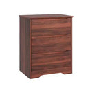 Comò a 3 cassetti per camera da letto, cassettiera in legno alta 75 cm, comodino con cassetti, organizer per vestiti per camera da letto, corridoio