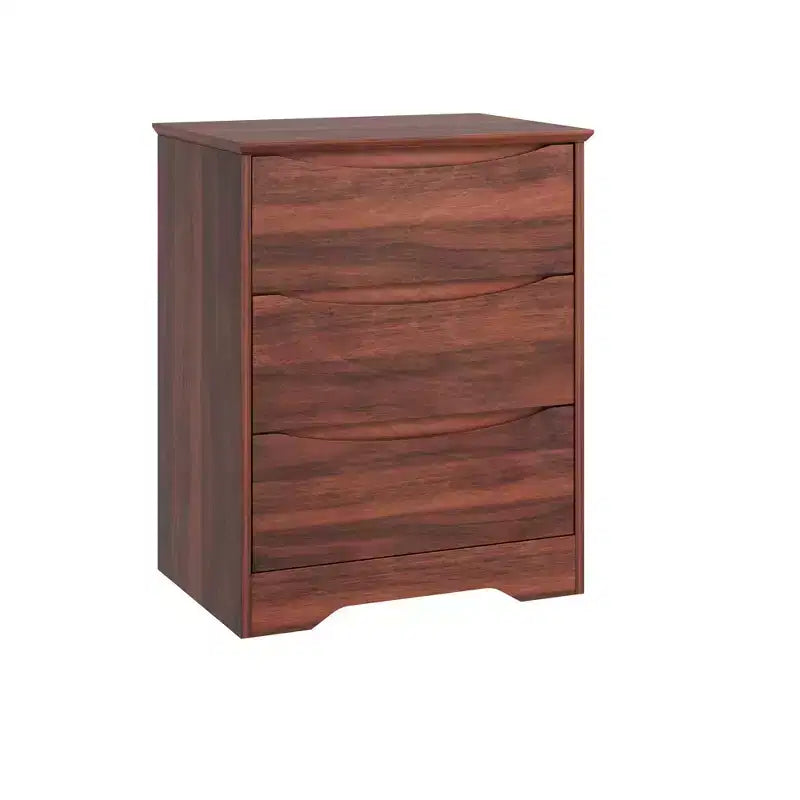 Comò a 3 cassetti per camera da letto, cassettiera in legno alta 75 cm, comodino con cassetti, organizer per vestiti per camera da letto, corridoio