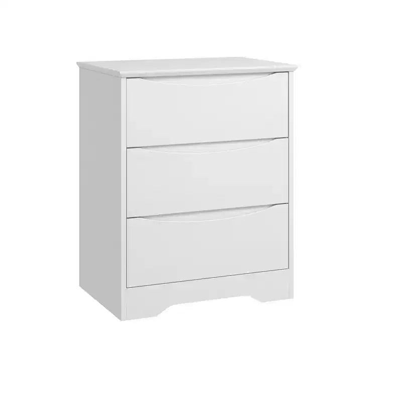 Comò a 3 cassetti per camera da letto, cassettiera in legno alta 75 cm, comodino con cassetti, organizer per vestiti per camera da letto, corridoio
