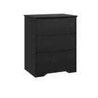 Comò a 3 cassetti per camera da letto, cassettiera in legno alta 75 cm, comodino con cassetti, organizer per vestiti per camera da letto, corridoio