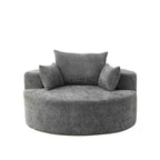 Poltrona letto moderna in peluche, nessuna necessità di montaggio, divano singolo accogliente per soggiorno e camera da letto