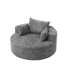Poltrona letto moderna in peluche, nessuna necessità di montaggio, divano singolo accogliente per soggiorno e camera da letto
