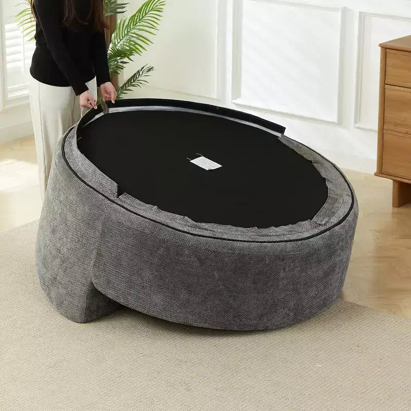 Poltrona letto moderna in peluche, nessuna necessità di montaggio, divano singolo accogliente per soggiorno e camera da letto