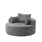 Poltrona letto moderna in peluche, nessuna necessità di montaggio, divano singolo accogliente per soggiorno e camera da letto
