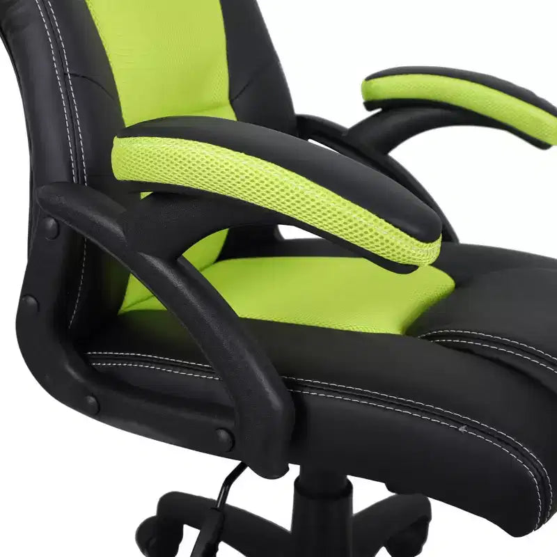 Sedia da gaming con braccioli regolabili, girevole e reclinabile