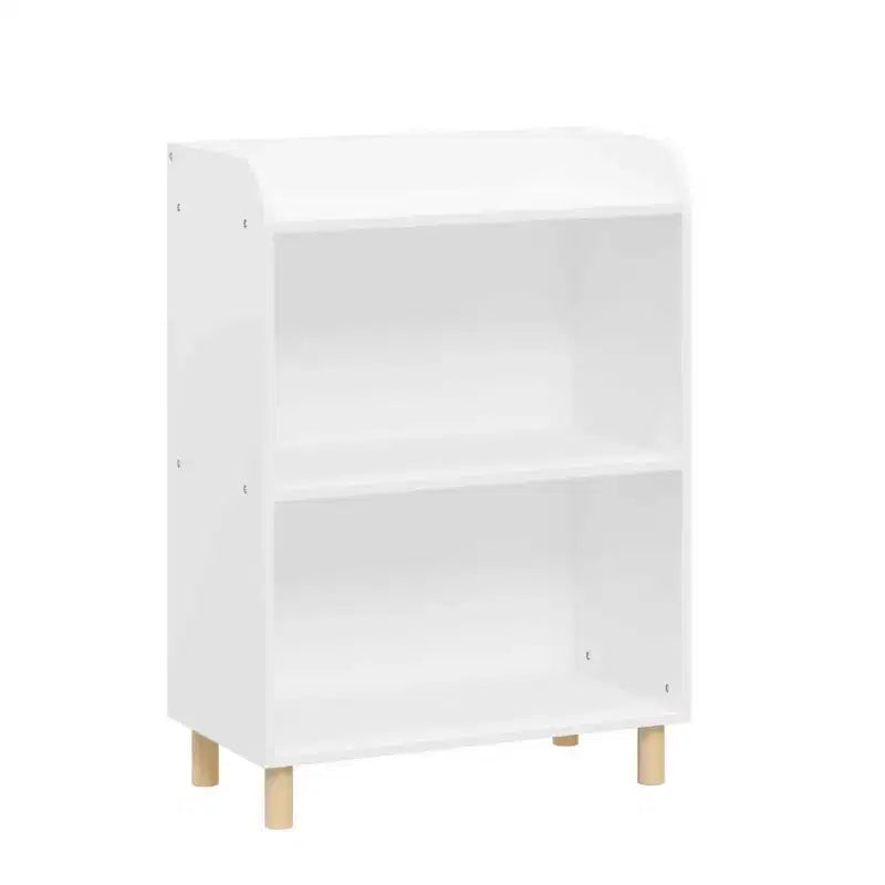 Organizzatore di giocattoli per bambini a 3/4 ripiani, libreria espositiva per bambini in legno, bianco