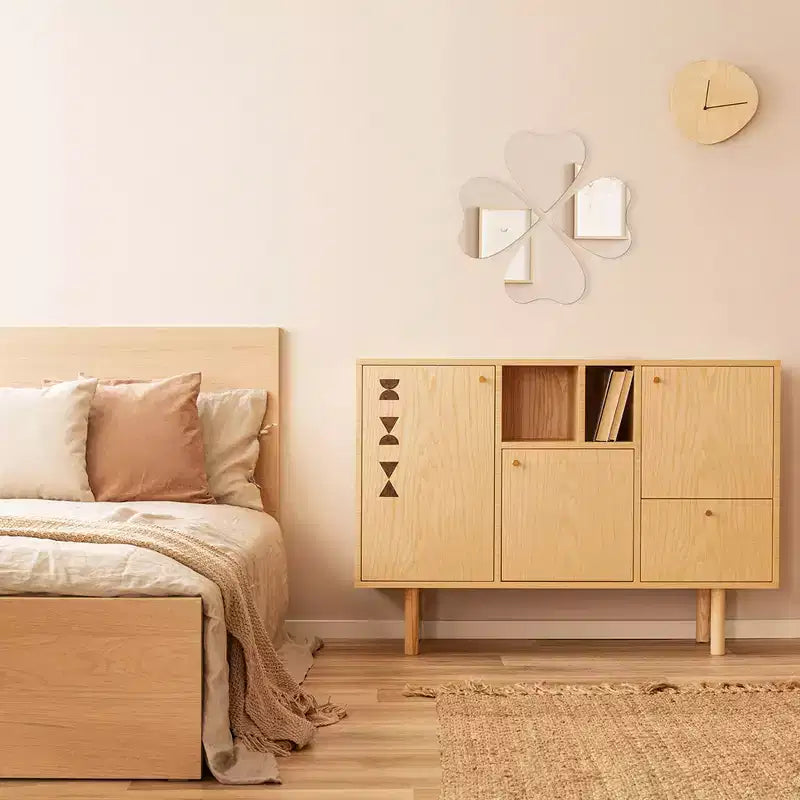 Set di 4 piccoli specchi decorativi autoadesivi - Disponibili in 8 forme uniche