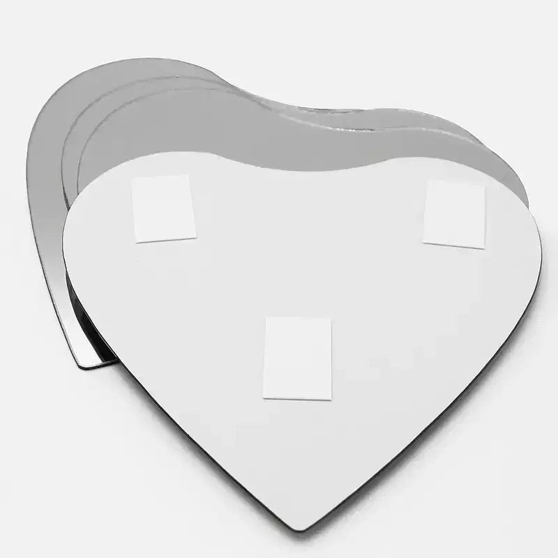 Set di 4 piccoli specchi decorativi autoadesivi - Disponibili in 8 forme uniche
