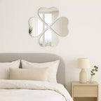 Set di 4 piccoli specchi decorativi autoadesivi - Disponibili in 8 forme uniche