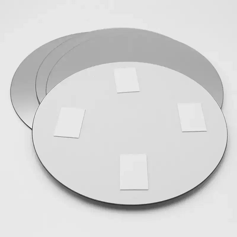 Set di 4 piccoli specchi decorativi autoadesivi - Disponibili in 8 forme uniche