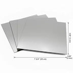 Set di 4 piccoli specchi decorativi autoadesivi - Disponibili in 8 forme uniche